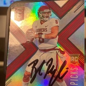 2018 Elite Draft Picks (Passing Version) 139 Baker Mayfield Autogra(Phed Okl